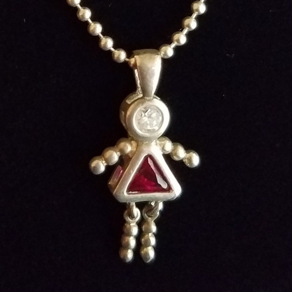 Fashion Jewelry Jewelry - Jeweled Girl Sterling Silver Ball Chain Necklace